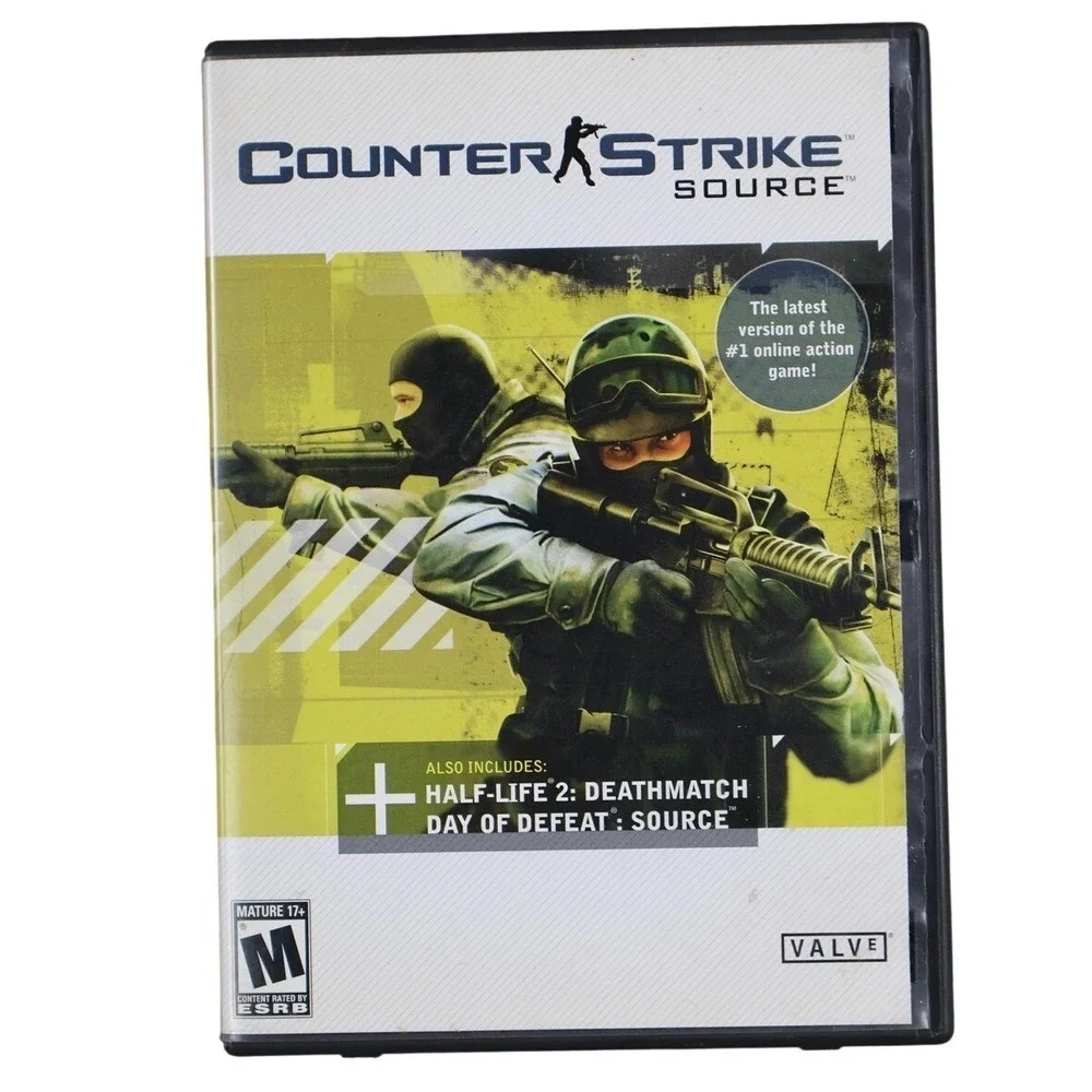 Counter-Strike: Source PC‎ Video Game Valve M Region Free Shooter 2004 Complete